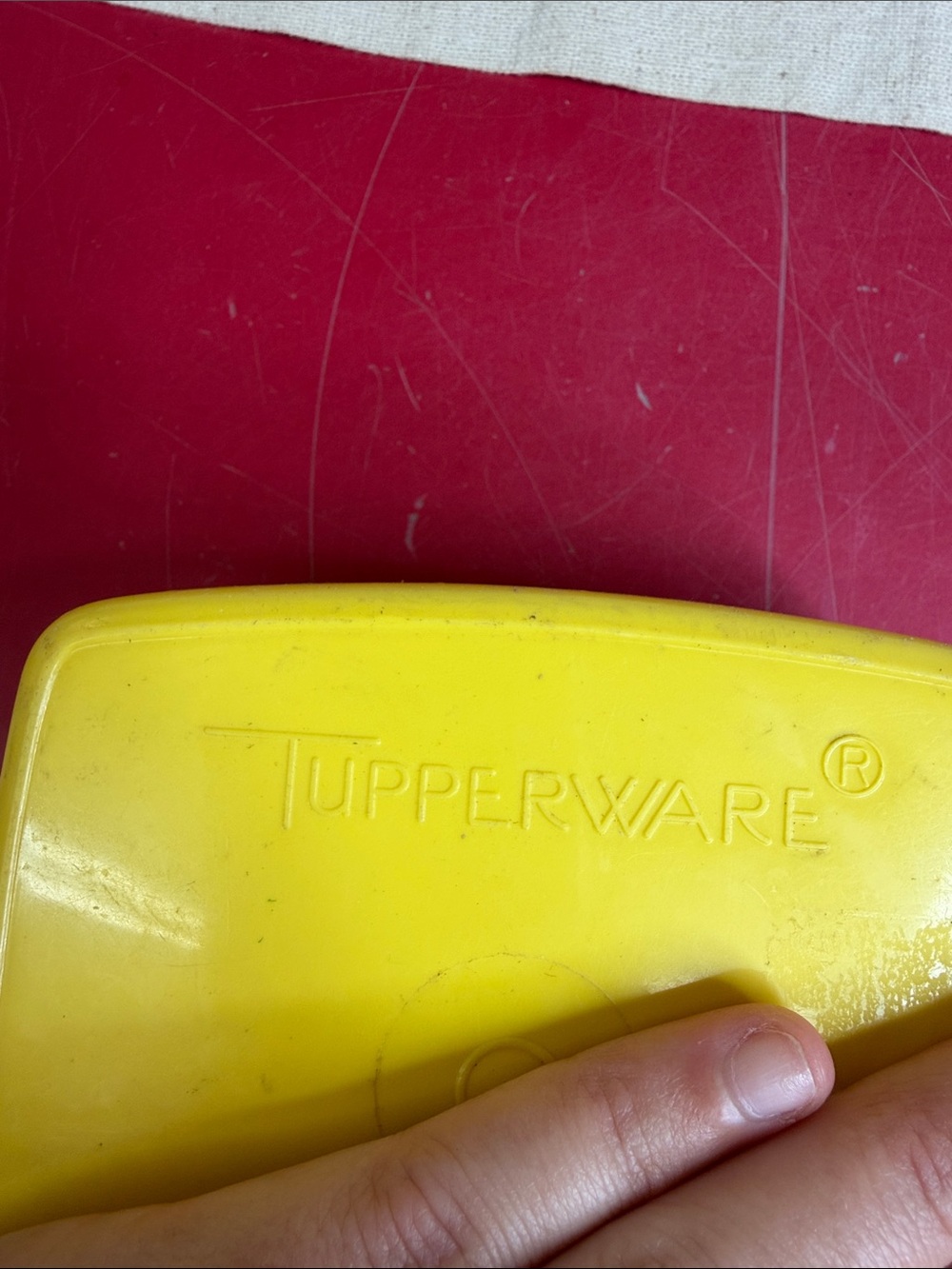 Tupperware Bright Yellow Rectangular Food Storage Container - Picture 2 of 7
